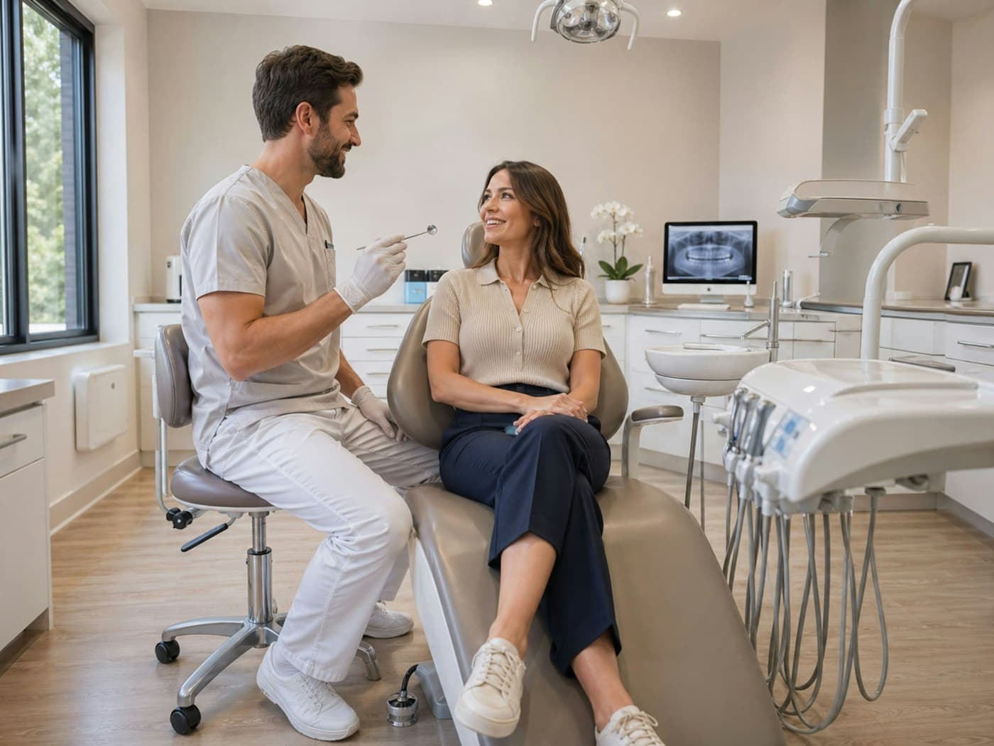Modern dental clinic with advanced technology